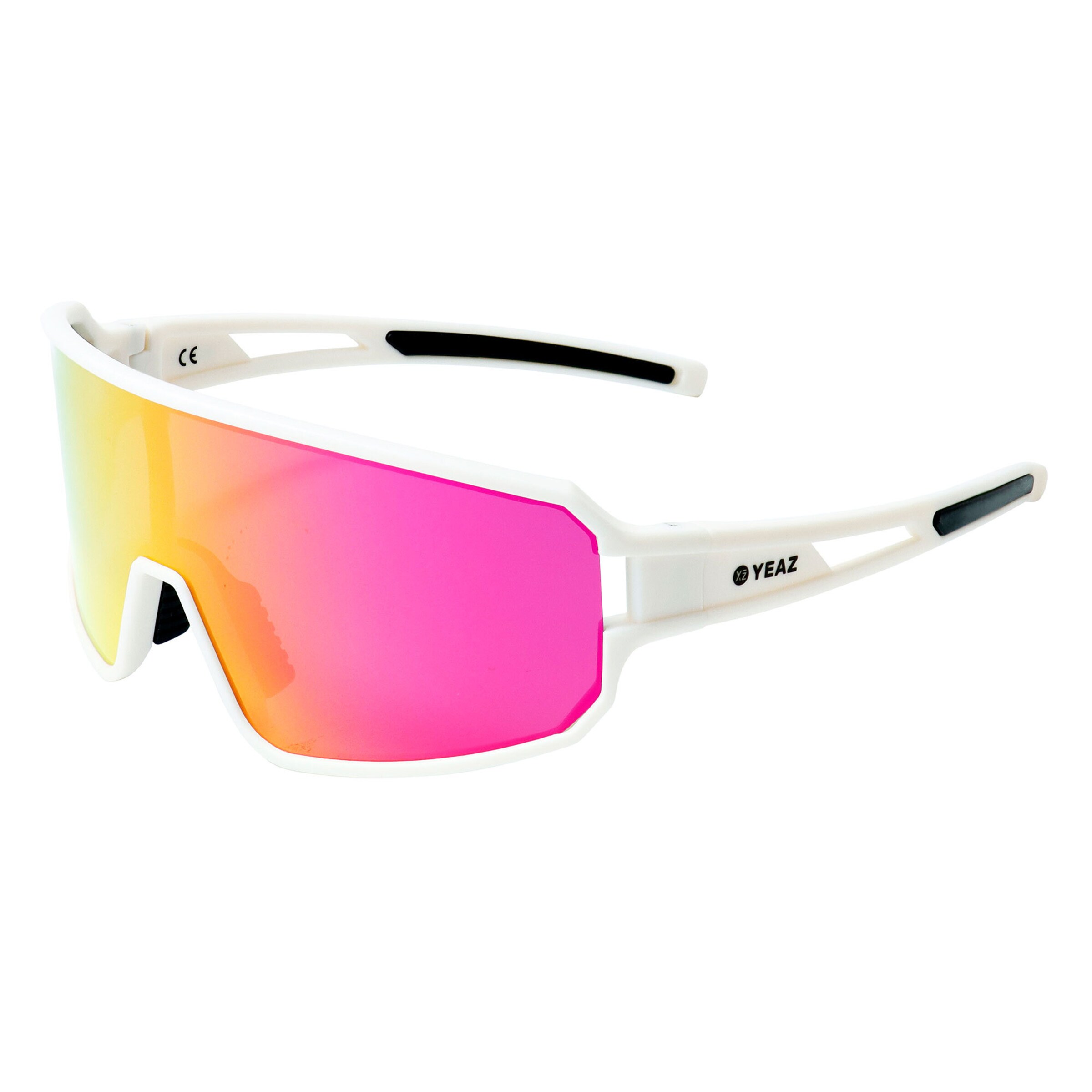 YEAZ - Gafas de sol deportivas 'Sunwave' en blanco: frente