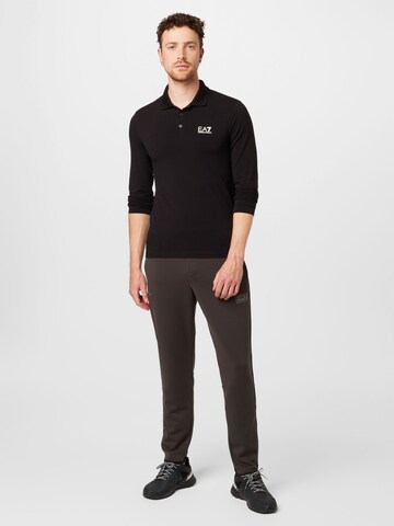 EA7 Emporio Armani Poloshirt in Schwarz