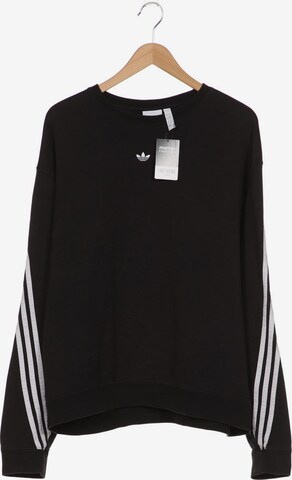 ADIDAS ORIGINALS Sweatshirt & Zip-Up Hoodie in XL in Black: front