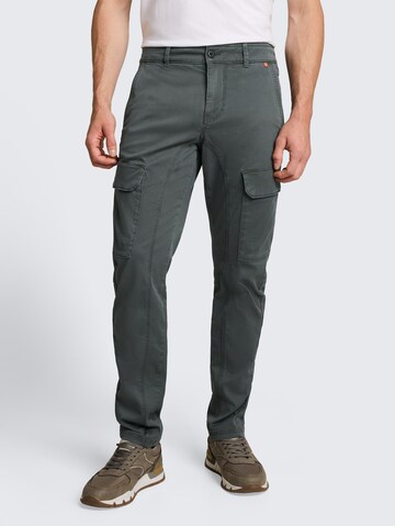 TOM TAILOR - Tapered Calças cargo 'Tyler' em verde: frente