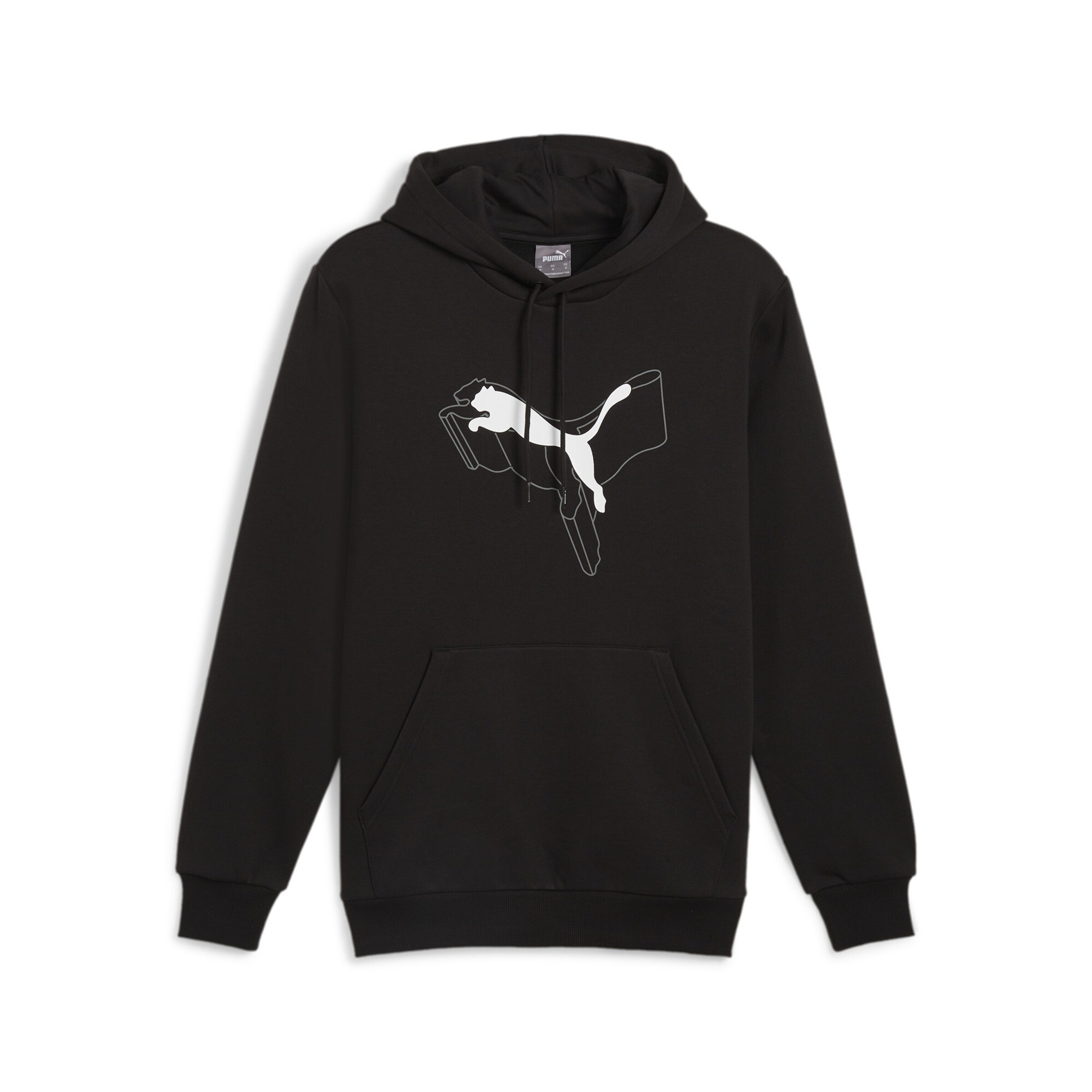 PUMA Sweatshirt in Schwarz: Vorderseite
