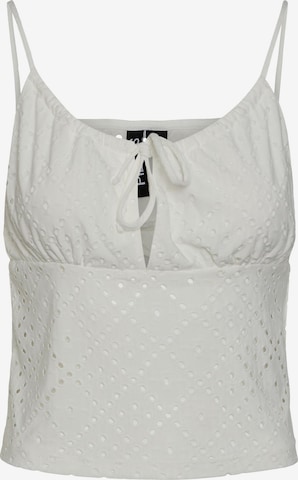 PIECES - Top 'LUCA' en blanco: frente