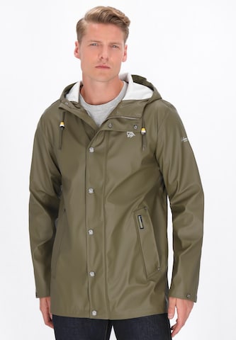 Schmuddelwedda Weatherproof jacket in Green: front