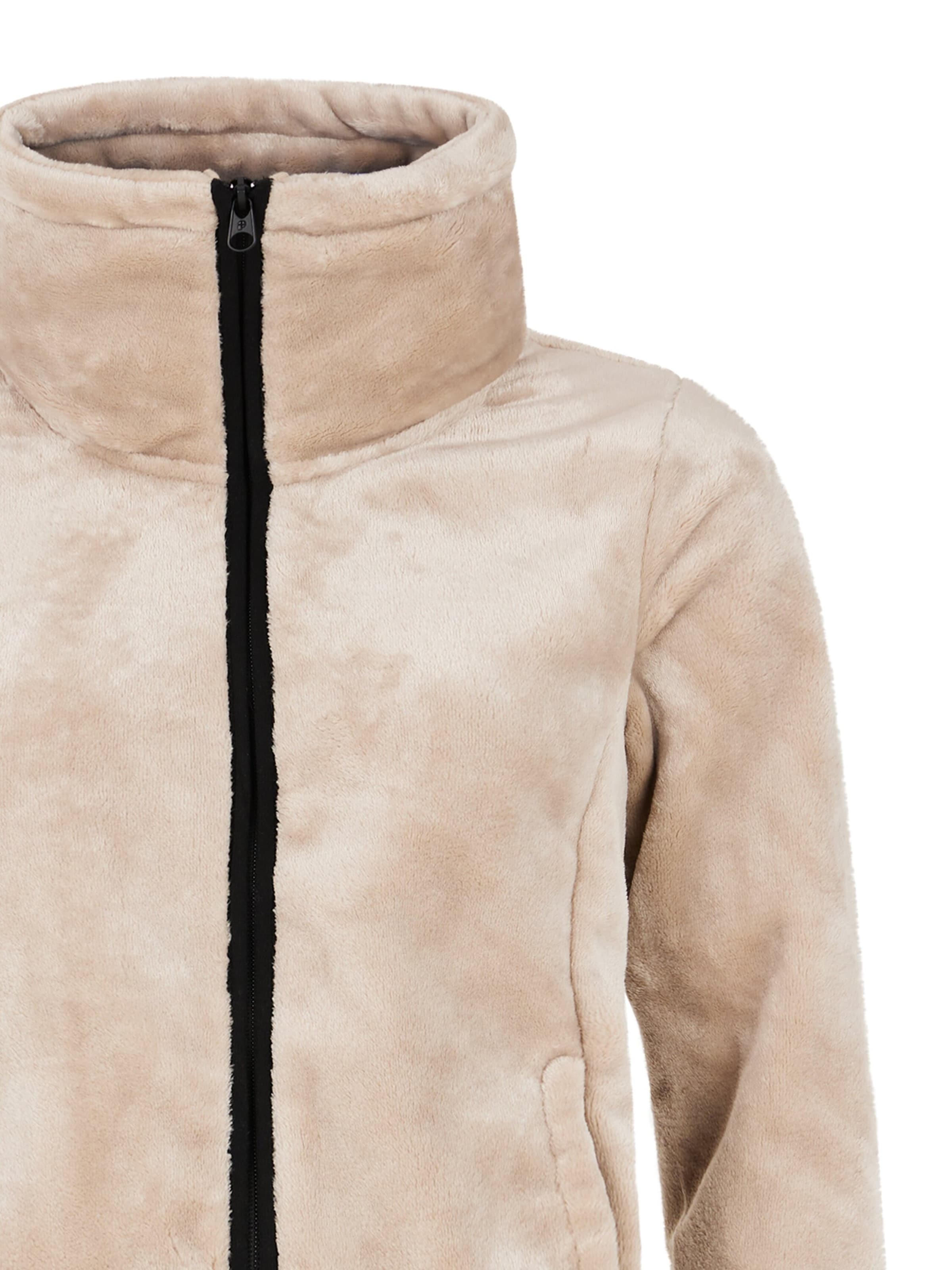 PROTEST Fleecejacke 'PRTVANCE'‌‌‌‌‌ in Braun