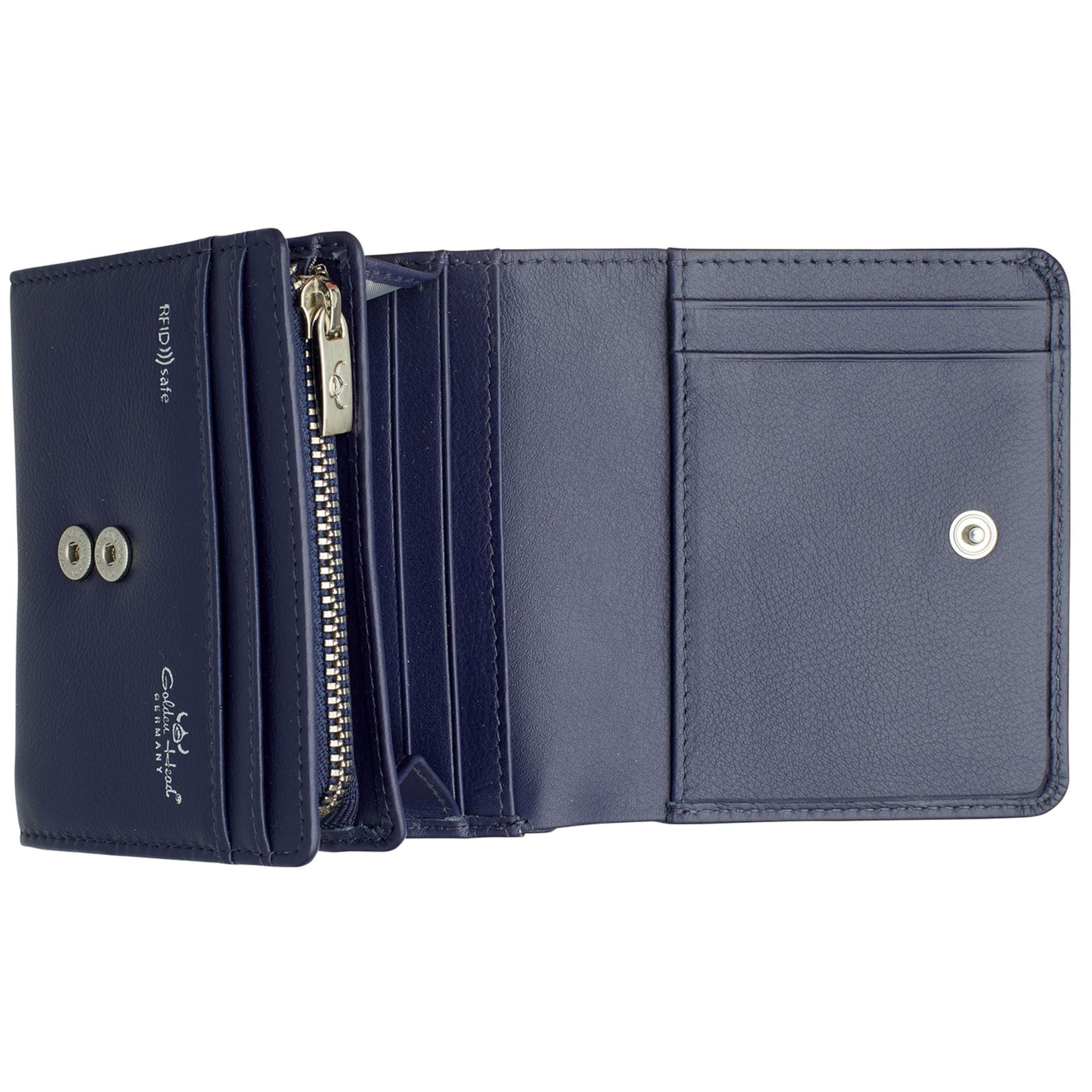 Porte-monnaies 'Madrid' GOLDEN HEAD en bleu