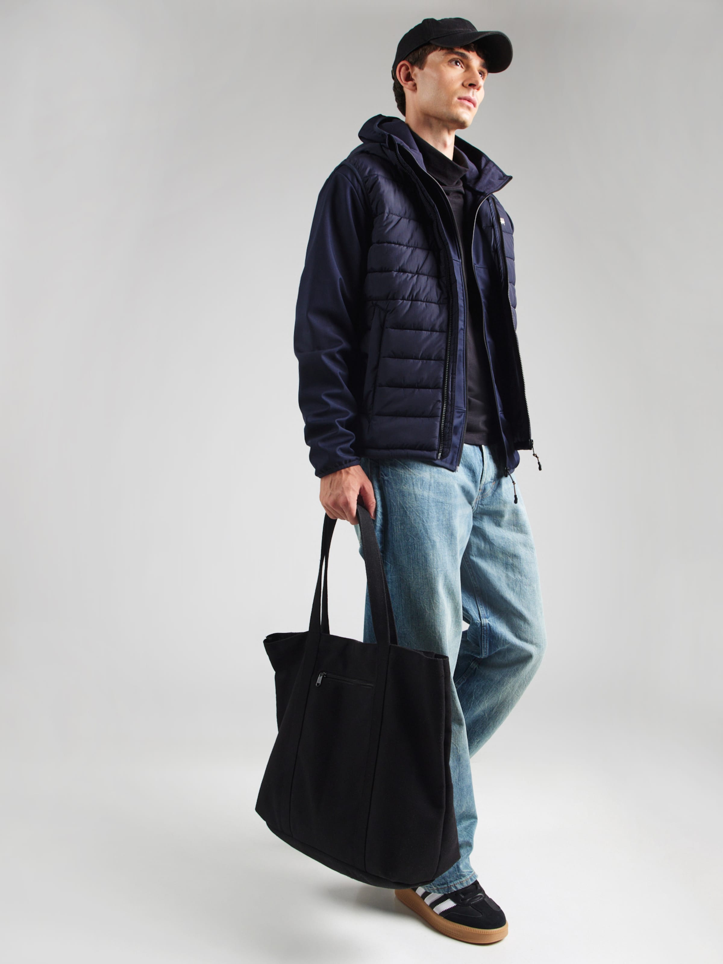 NAPAPIJRI Between-Season Jacket 'Biois' in Marine Blue | ABOUT YOU