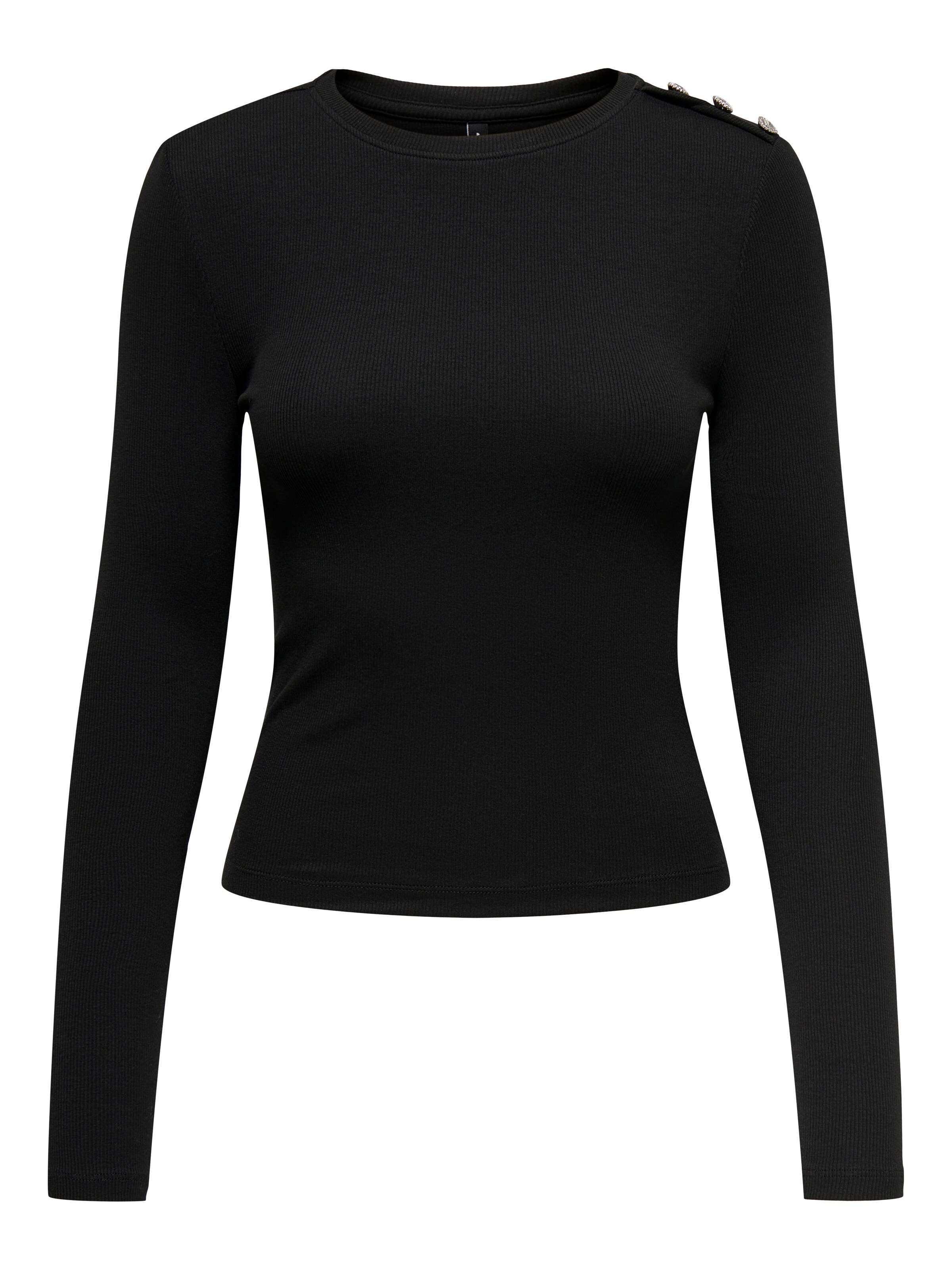 ONLY Shirt ONLCHECKIE in Zwart ABOUT YOU