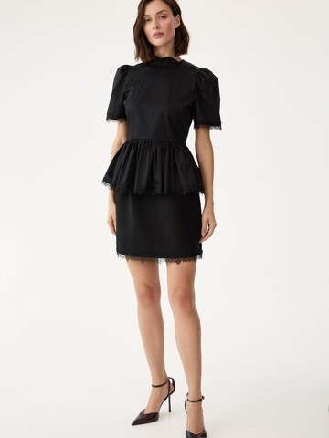 Saintby Anna Baj - Falda 'Adria' en negro: frente