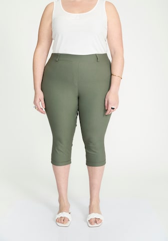 SPGWOMAN Pants 'Bengaline' in Green: front
