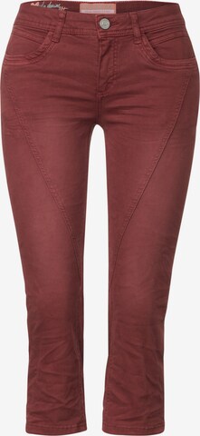 STREET ONE Jeans in Rood: voorkant