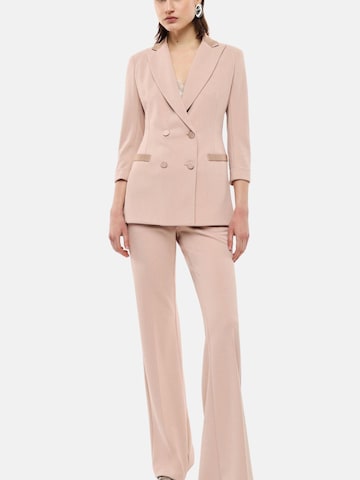 IMPERIAL Flared Trousers 'IMPERIAL PANTALONE A ZAMPA' in Pink: front