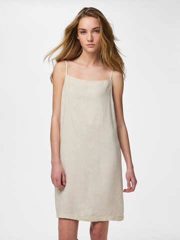 Robe 'PCPia' PIECES en beige : devant
