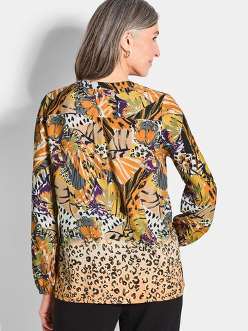 Goldner Bluse in Mischfarben