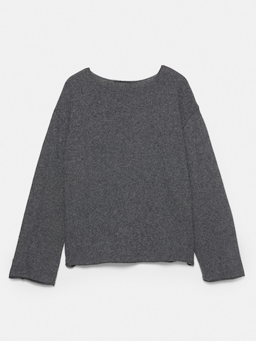 Pull&Bear Пуловер в сиво
