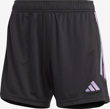 ADIDAS PERFORMANCE Workout Pants 'Tiro 23' in Black: front