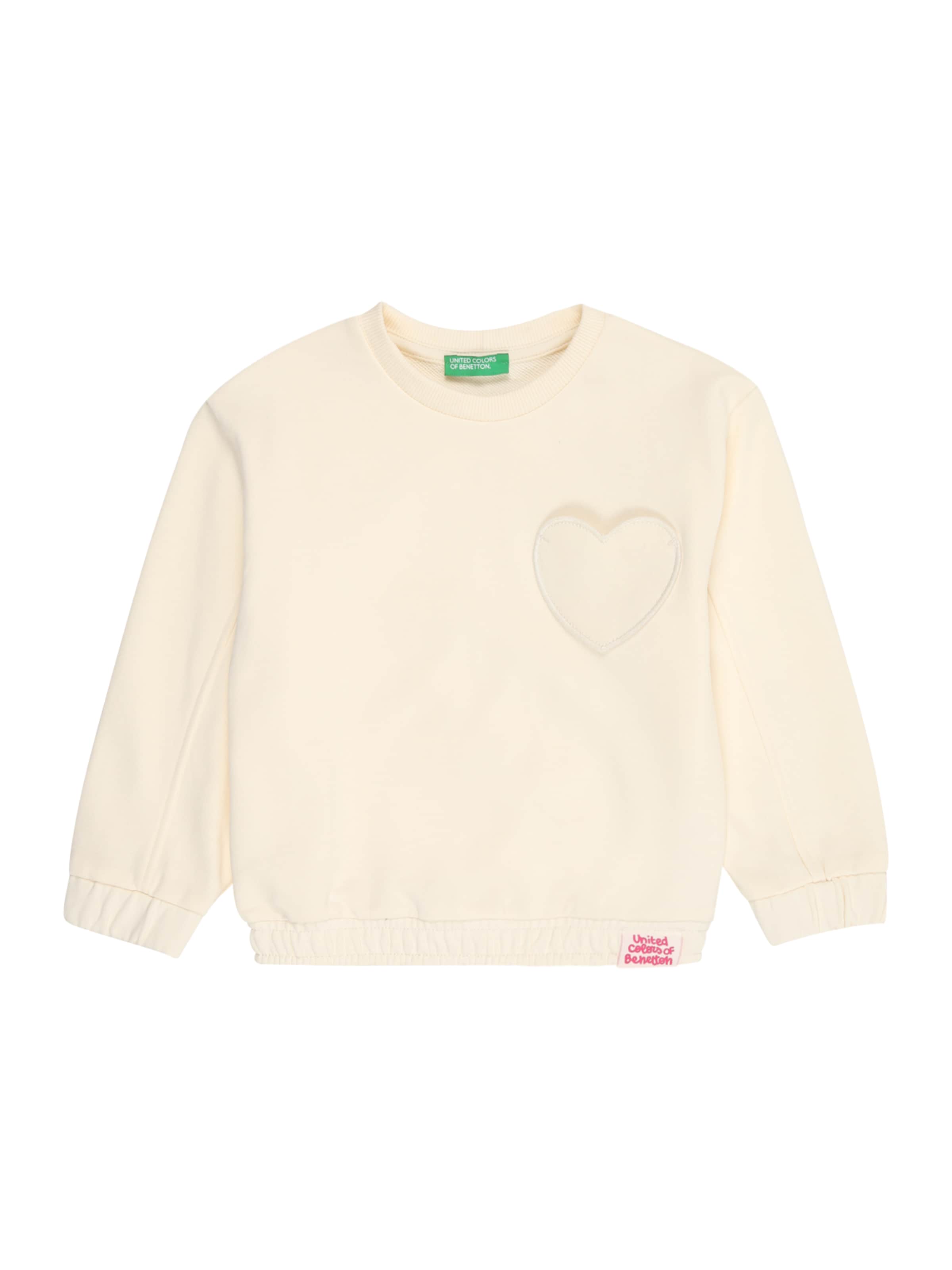 UNITED COLORS OF BENETTON - Sweatshirt em branco: frente