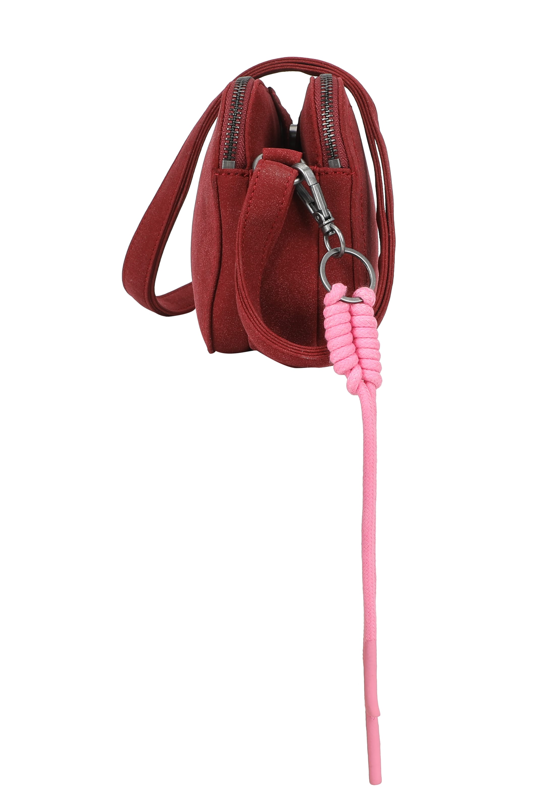 Fritzi aus Preußen Crossbody Bag 'Jony Suede Jacky' in Red