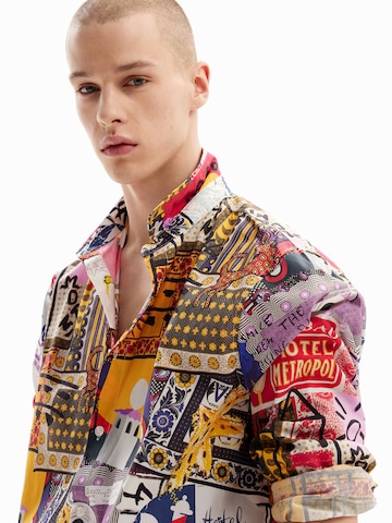 Desigual Классический крой Рубашка в Смешанный