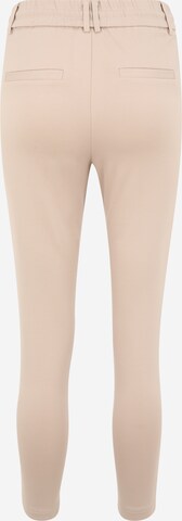 Only Petite Tapered Veckad byxa 'POPTRASH' i beige