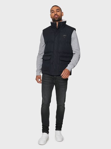 Gilet 'Track' Threadbare en noir