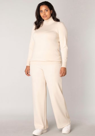 BASE LEVEL CURVY Pullover in Beige