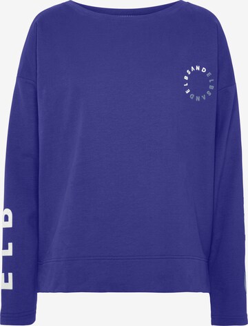 Elbsand Sweatshirt in Blue: front