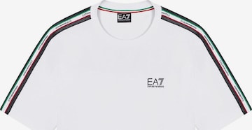 T-Shirt EA7 Emporio Armani en blanc : devant
