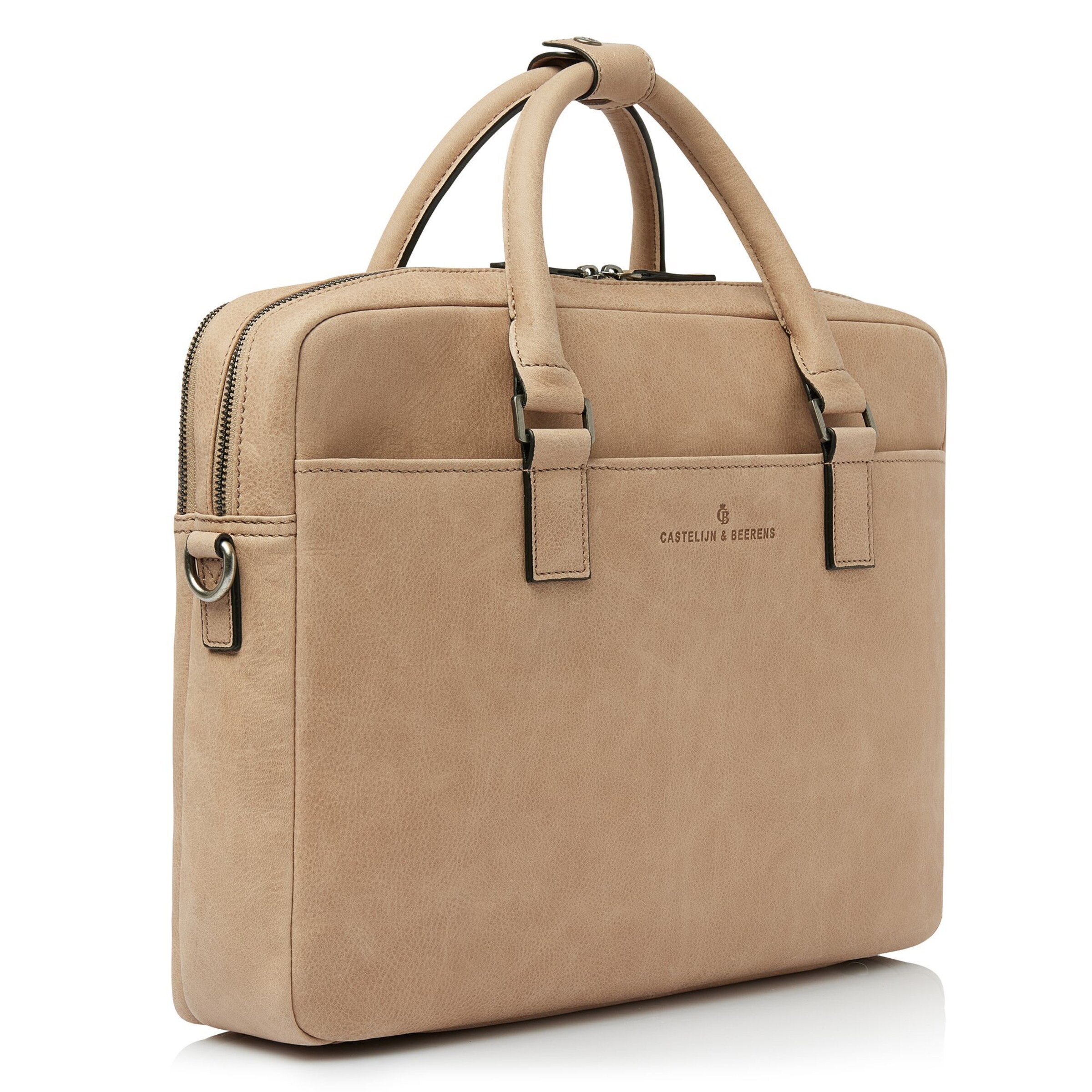 Castelijn & Beerens Document Bag 'Carisma' in Beige
