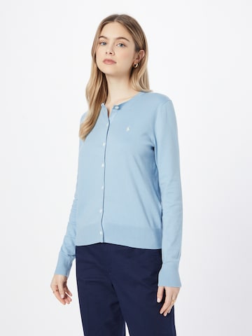 Polo Ralph Lauren Плетена жилетка в синьо: отпред