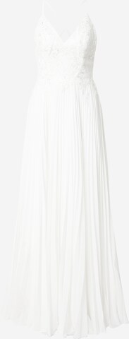 Laona Evening Dress in White: front