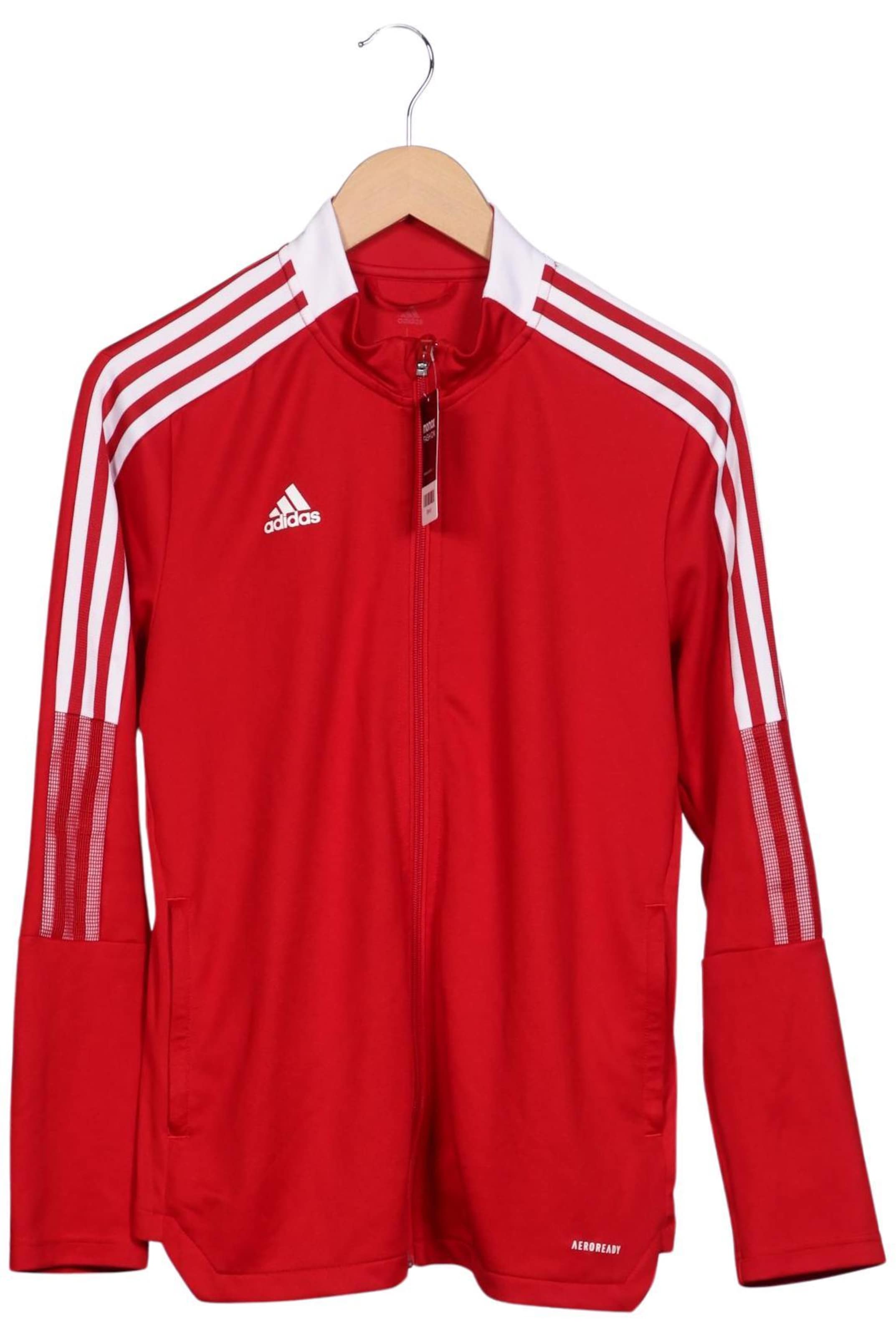 ADIDAS PERFORMANCE Sweatshirt & Zip-Up Hoodie in L in Red: front