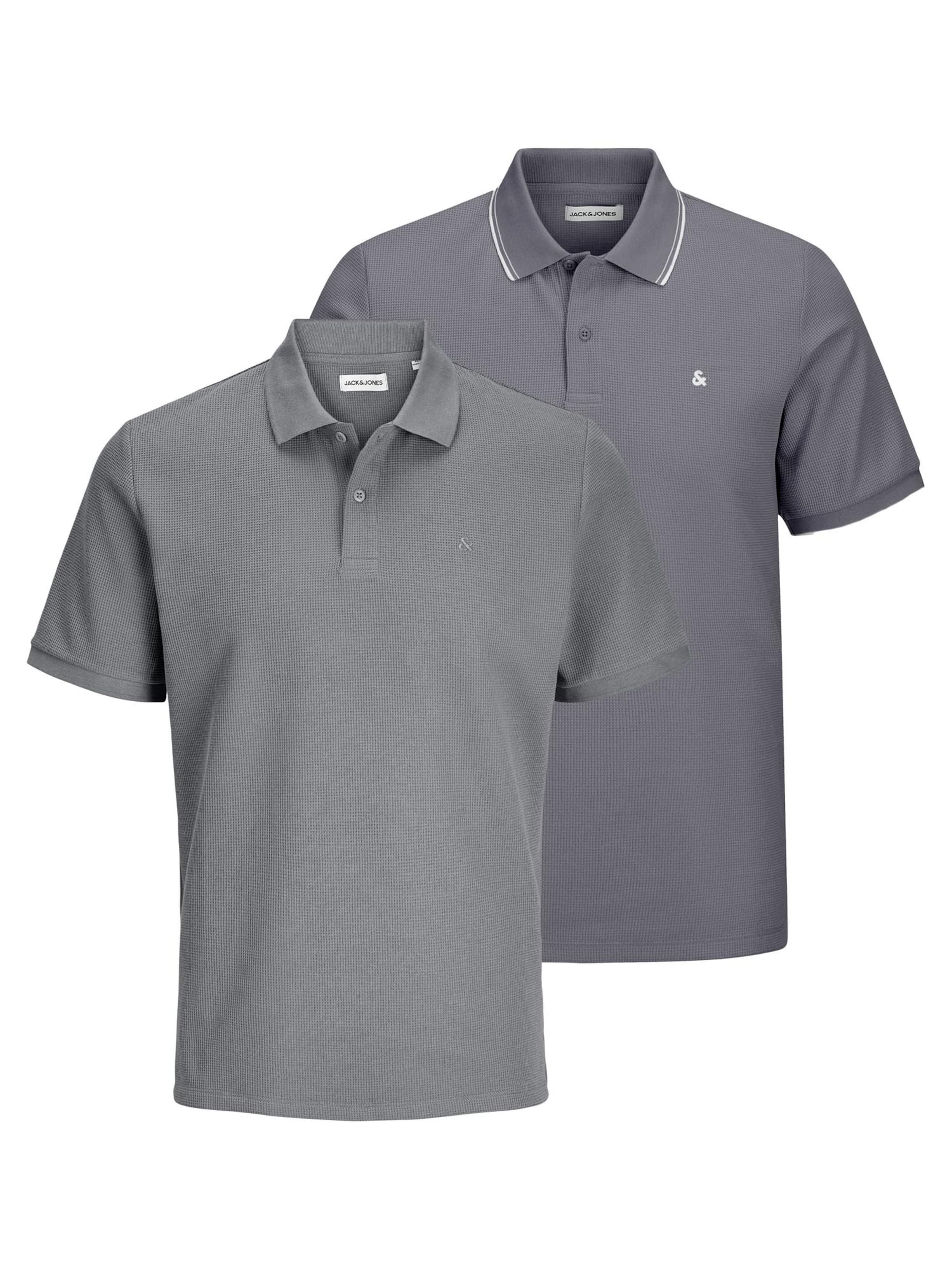 JACK & JONES Shirt 'Austin'‌‌‌ in graumeliert, Produktansicht