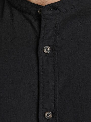 JACK & JONES Slim fit Button Up Shirt 'Summer' in Black