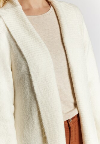 usha FESTIVAL Knit Cardigan in White