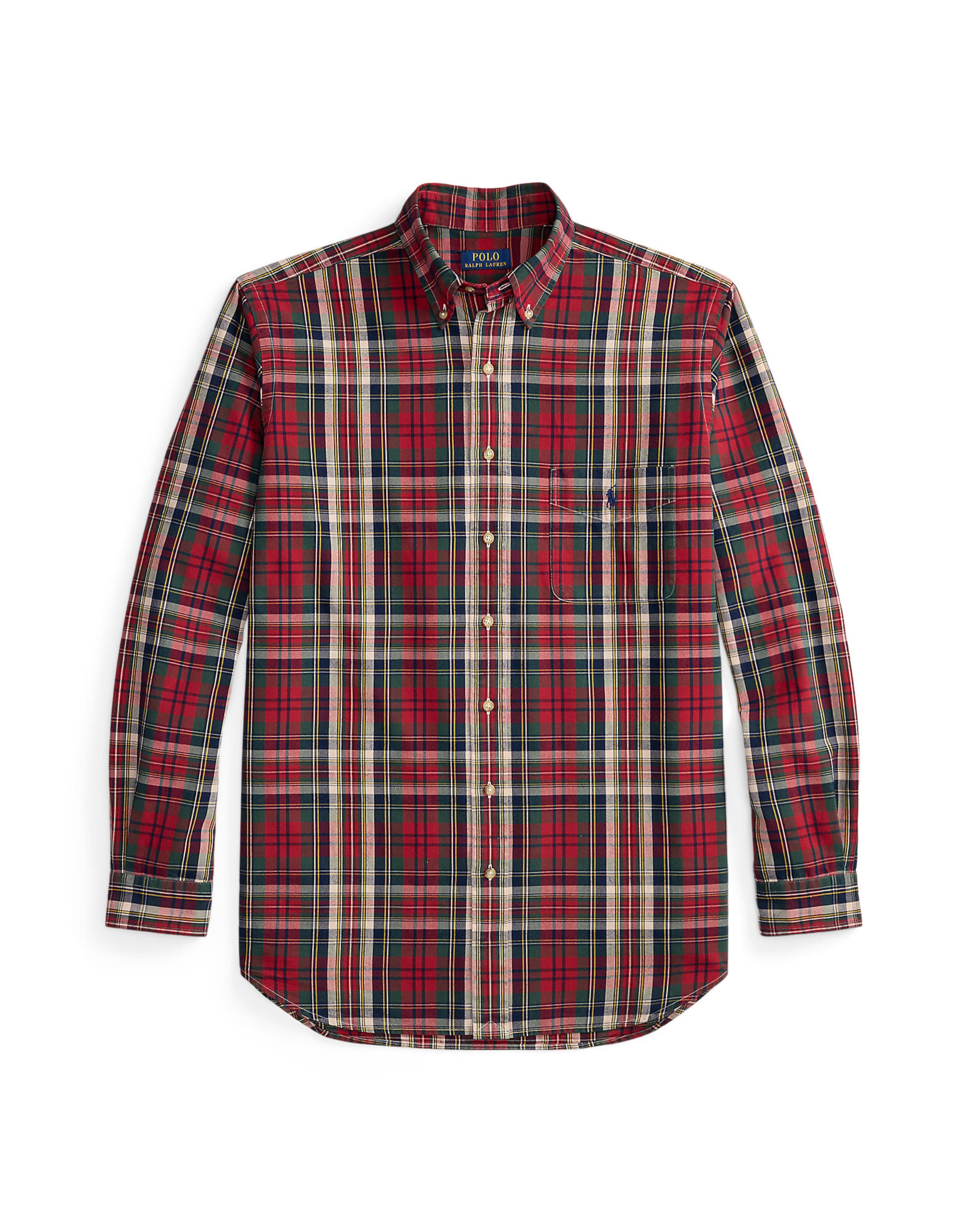 Polo Ralph Lauren Big & Tall Regular Fit Skjorte i rød: forside