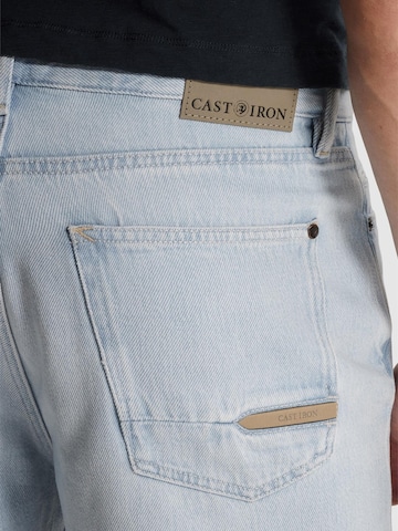 CAST IRON Regular Jeans 'Steeper relaxed fit shorts' i blå