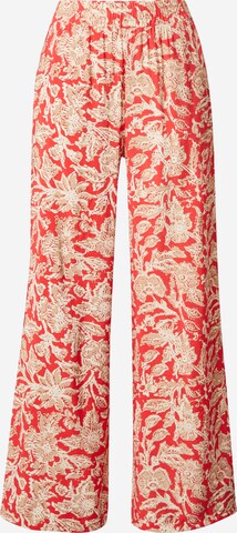 JDY Wide leg Broek 'CAMILLE' in Rood: voorkant