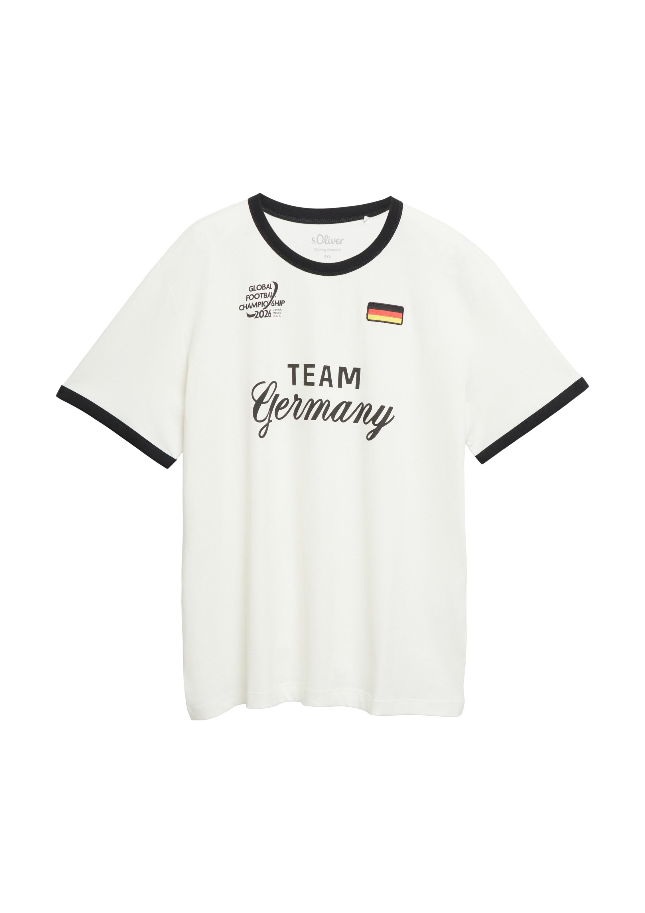 s.Oliver Red Label Big & Tall T-Shirt in Beige: Vorderseite