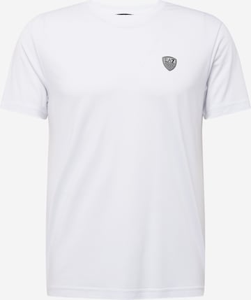 T-Shirt EA7 Emporio Armani en blanc : devant