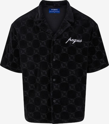 Pequs Regular Fit Paita värissä musta: etupuoli