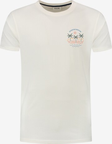 T-Shirt Shiwi en blanc : devant