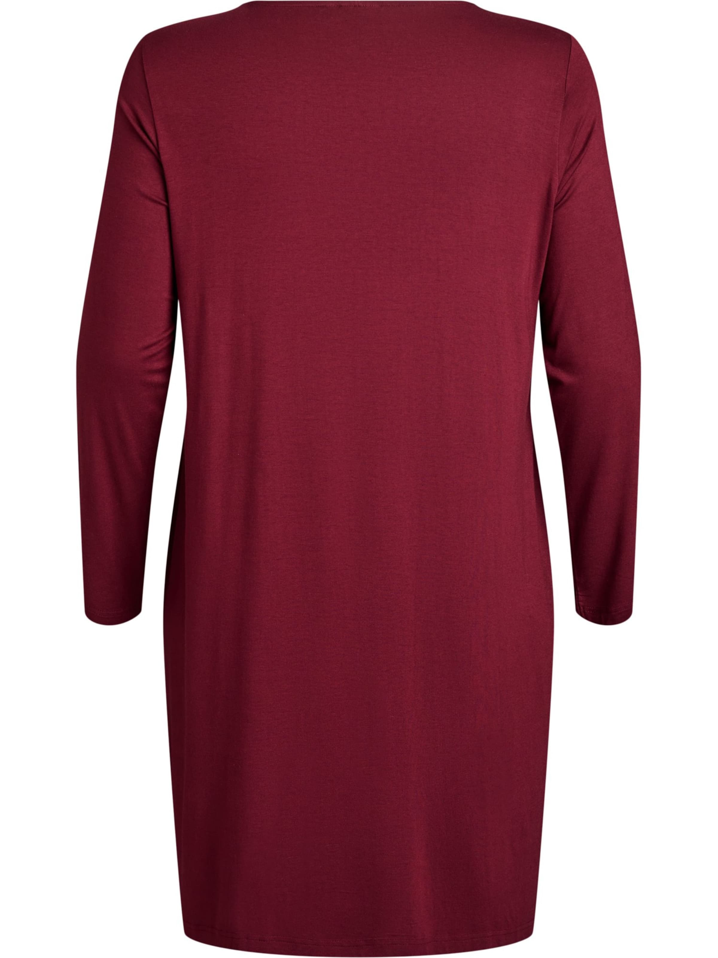 Zizzi Ночная рубашка 'Mhali' в Красный