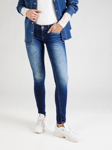 Coupe slim Jean 'CORAL' ONLY en bleu : devant