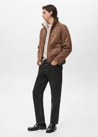 MANGO MAN Between-Season Jacket 'Viggo' in Brown