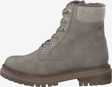 s.Oliver Lace-Up Ankle Boots in Grey