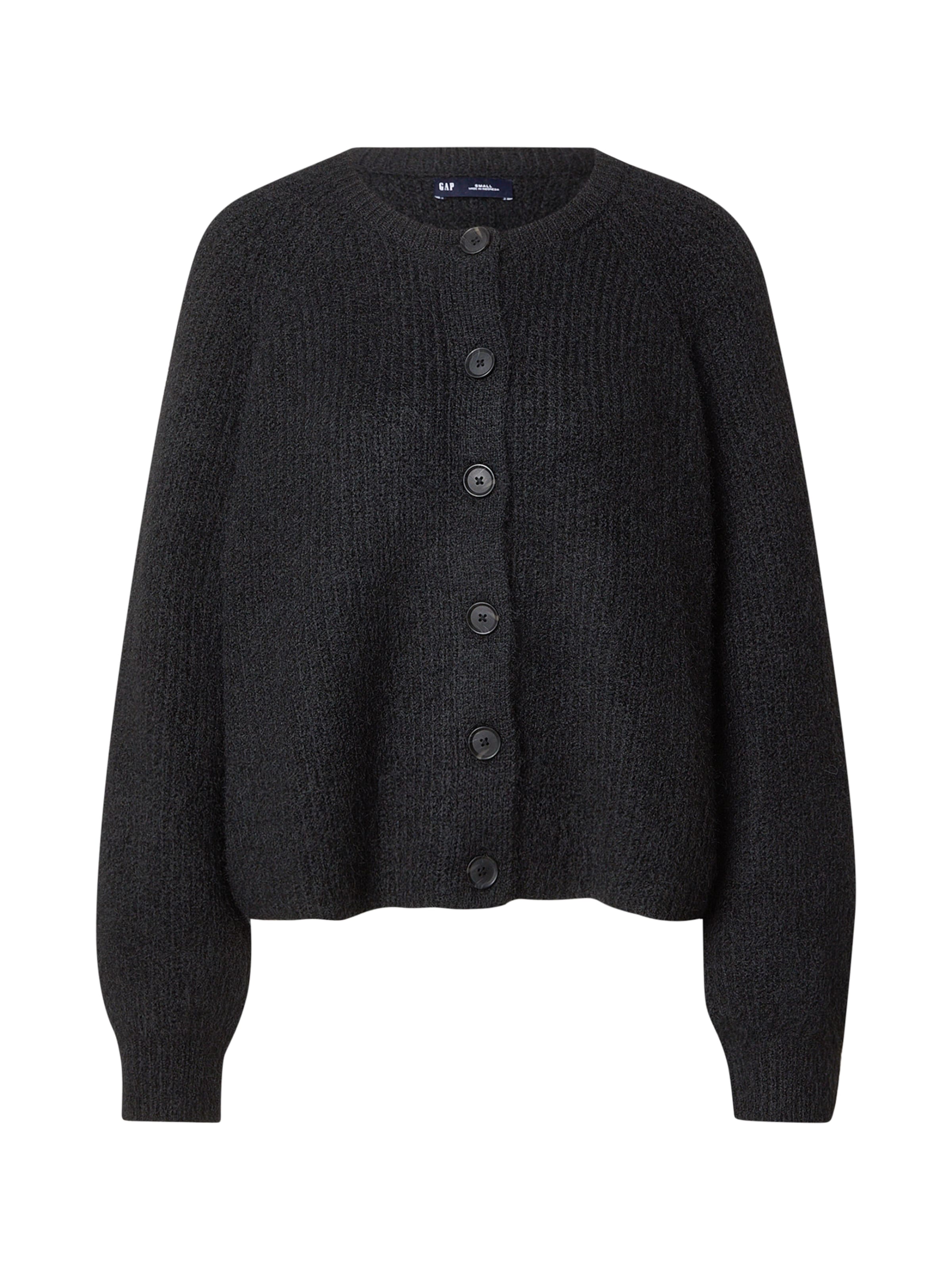 GAP Kardigán - Čierna: predná strana