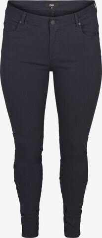 Zizzi Pants 'Jjune' in Blue: front