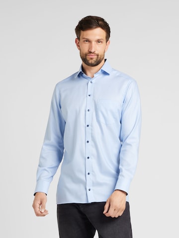Regular fit Camicia business 'Luxor' di OLYMP in blu: frontale