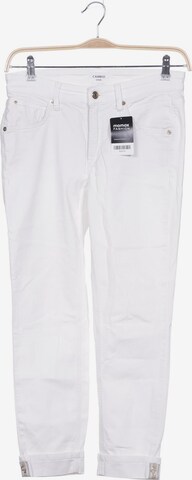 Cambio Jeans in 30 in White: front