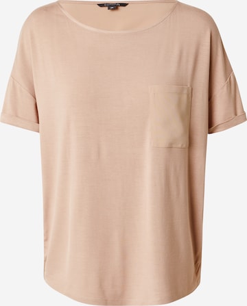 COMMA Shirt in Bruin: voorkant